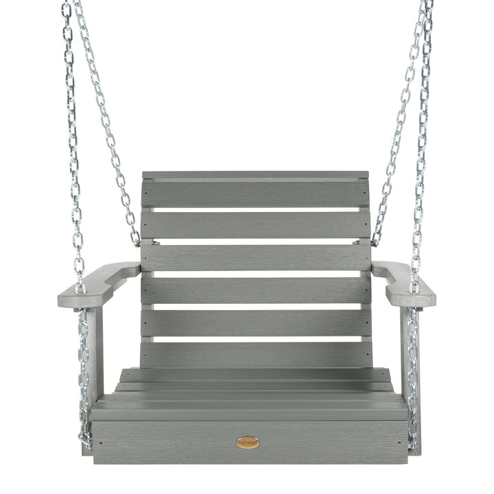 Refurbished Weatherly Single Seat Swing BenchSwing Highwood USA