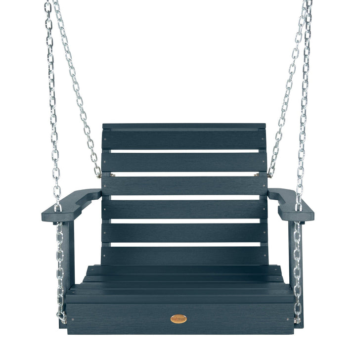 Refurbished Weatherly Single Seat Swing BenchSwing Highwood USA