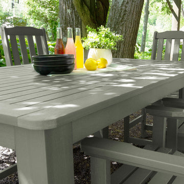 Lehigh 7pc Rectangular Outdoor Dining Set 42in x 72in - Counter Height Dining Highwood USA