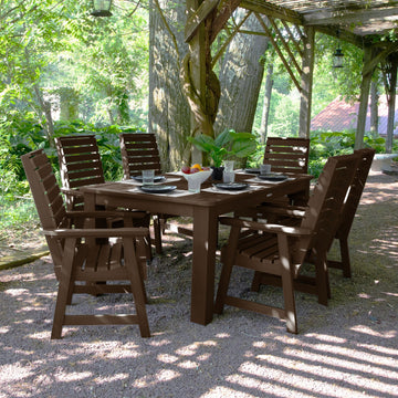 Weatherly 7pc Rectangular Dining Set 42in x 72in - Dining Height Dining Highwood USA