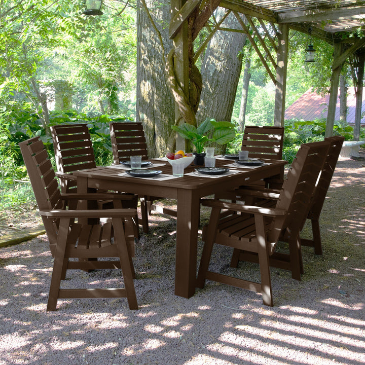 Weatherly 7pc Rectangular Dining Set 42in x 72in - Dining Height Dining Highwood USA