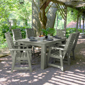 Weatherly 7pc Rectangular Dining Set 42in x 72in - Dining Height Dining Highwood USA