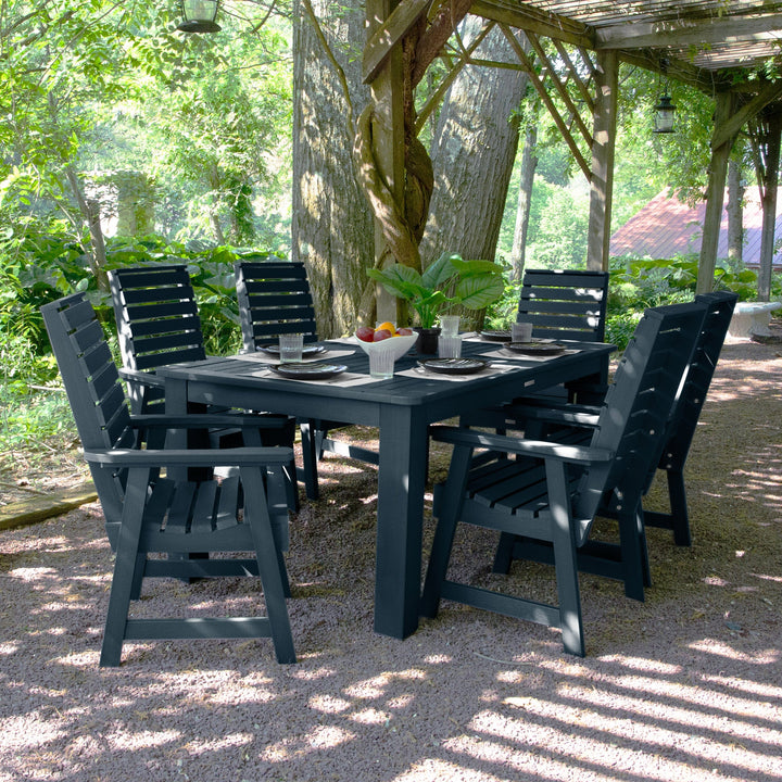 Weatherly 7pc Rectangular Dining Set 42in x 72in - Dining Height Dining Highwood USA