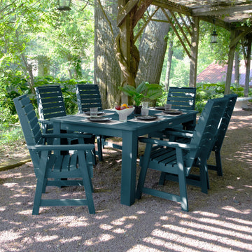 Weatherly 7pc Rectangular Dining Set 42in x 72in - Dining Height Dining Highwood USA