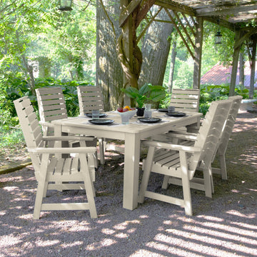 Weatherly 7pc Rectangular Dining Set 42in x 72in - Dining Height Dining Highwood USA