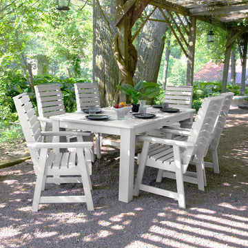 Weatherly 7pc Rectangular Dining Set 42in x 72in - Dining Height Dining Highwood USA