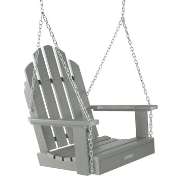 Classic Westport Single Seat Swing BenchSwing Highwood USA Coastal Teak