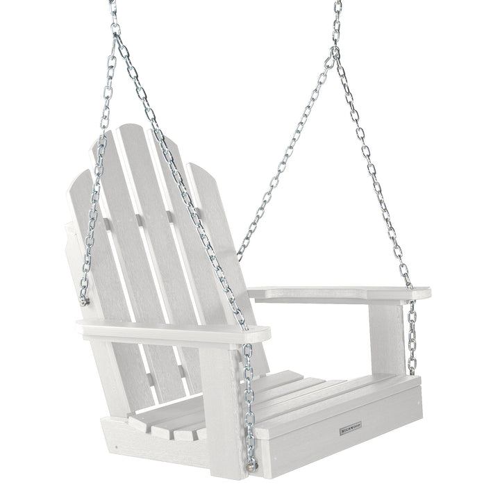Classic Westport Single Seat Swing BenchSwing Highwood USA White