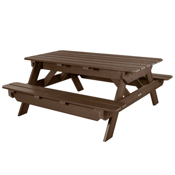 Hometown Picnic Table Dining Highwood USA Weathered Acorn