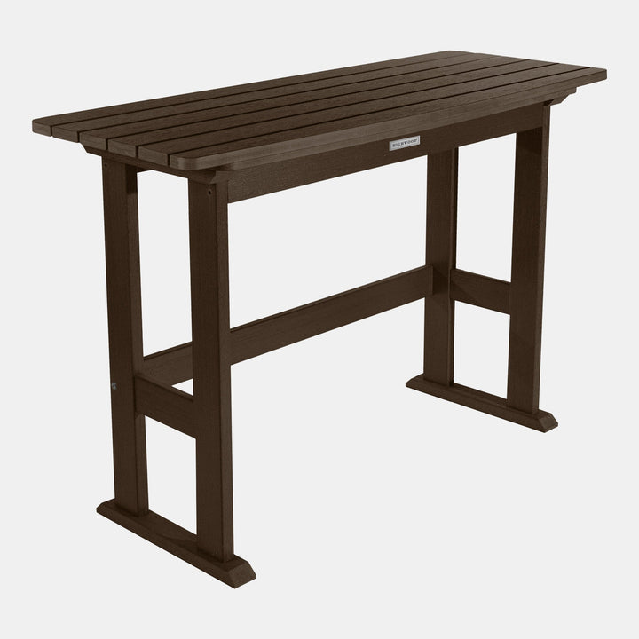 Lehigh Counter Height Balcony Table Balcony Table Highwood USA Weathered Acorn