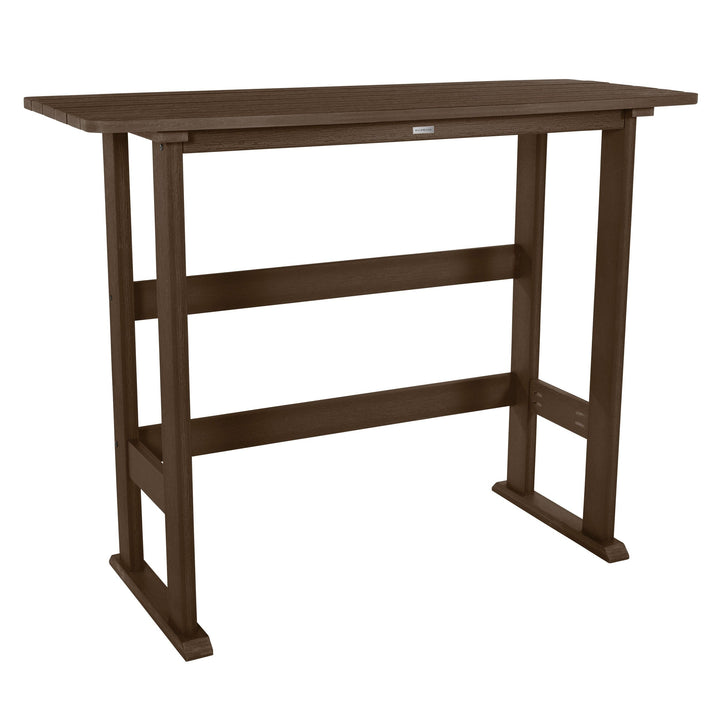 Lehigh Bar Height Balcony Table Balcony Table Highwood USA Weathered Acorn