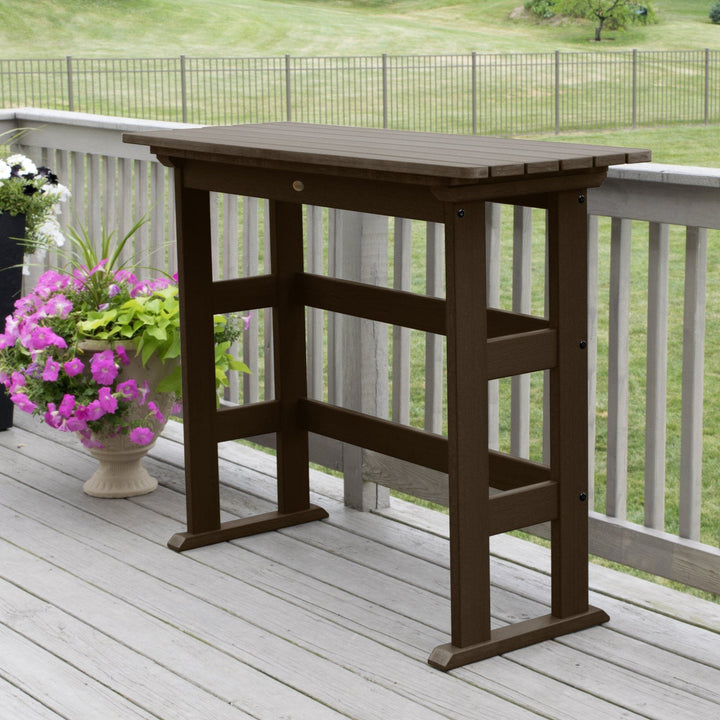 Refurbished Lehigh Bar Height Balcony Table Balcony Table Highwood USA