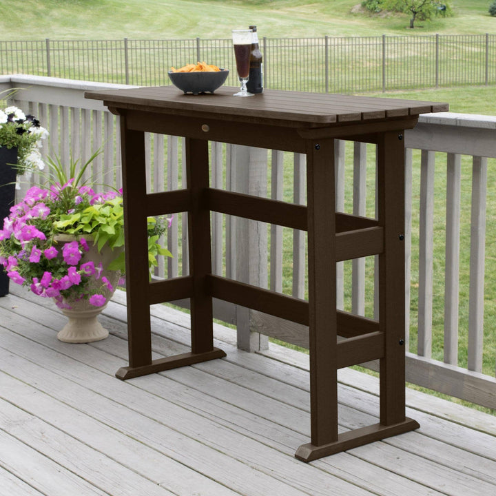Refurbished Lehigh Bar Height Balcony Table Balcony Table Highwood USA
