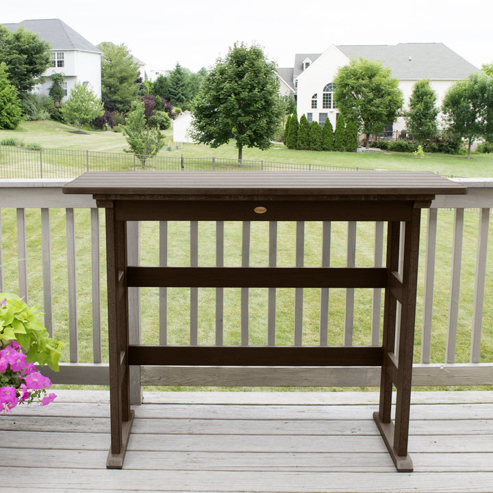 Refurbished Lehigh Bar Height Balcony Table Balcony Table Highwood USA