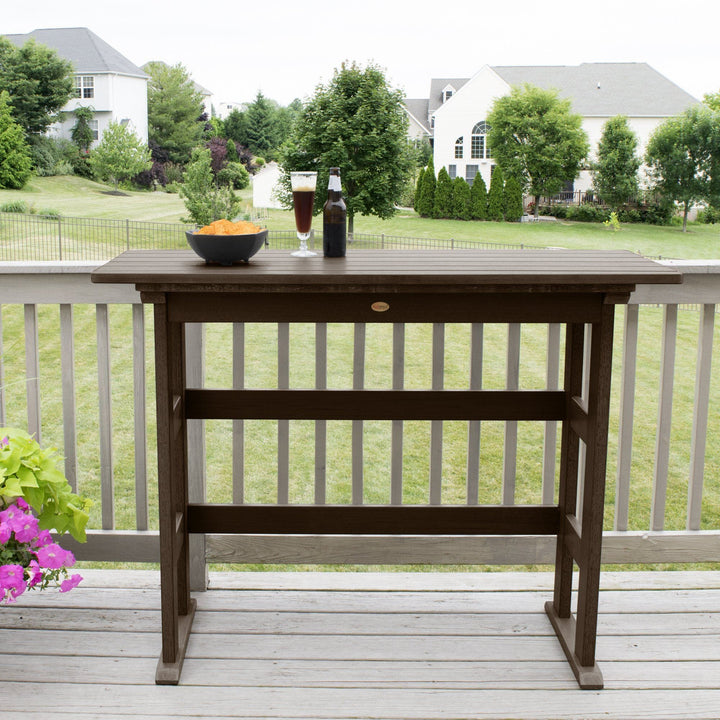 Refurbished Lehigh Bar Height Balcony Table Balcony Table Highwood USA