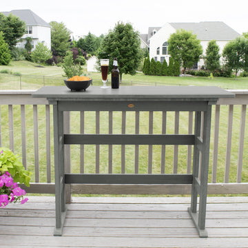 Refurbished Lehigh Bar Height Balcony Table Balcony Table Highwood USA