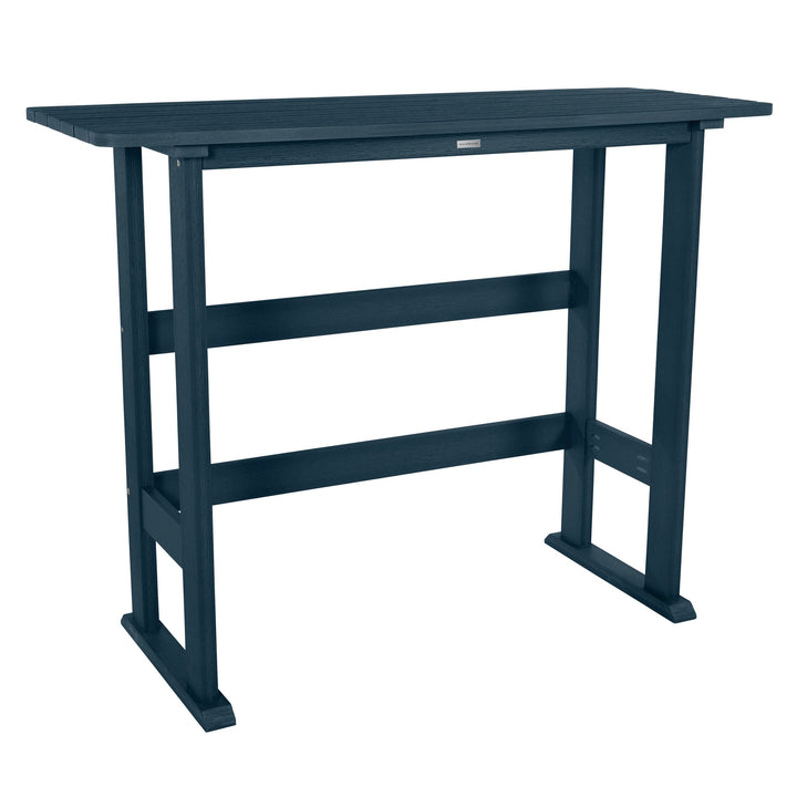 Lehigh Bar Height Balcony Table Balcony Table Highwood USA Federal Blue