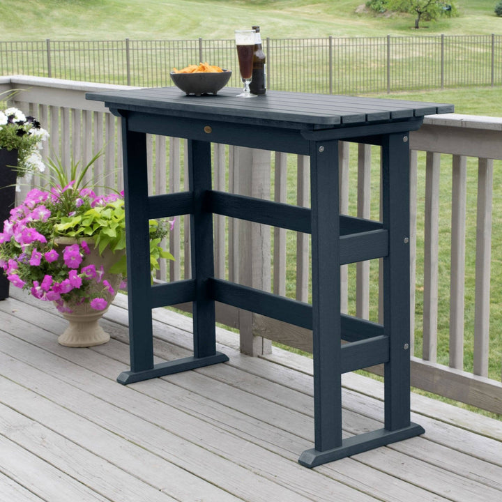 Refurbished Lehigh Bar Height Balcony Table Balcony Table Highwood USA