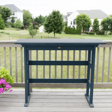 Refurbished Lehigh Bar Height Balcony Table Balcony Table Highwood USA