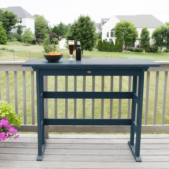 Refurbished Lehigh Bar Height Balcony Table Balcony Table Highwood USA