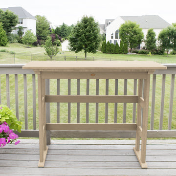 Refurbished Lehigh Bar Height Balcony Table Balcony Table Highwood USA