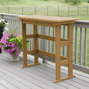 Refurbished Lehigh Bar Height Balcony Table Balcony Table Highwood USA
