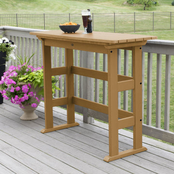 Refurbished Lehigh Bar Height Balcony Table Balcony Table Highwood USA