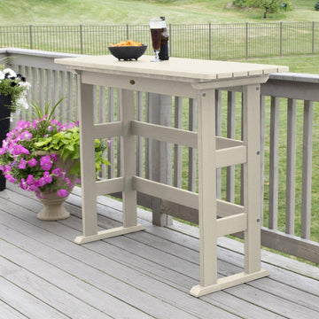 Refurbished Lehigh Bar Height Balcony Table Balcony Table Highwood USA