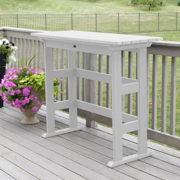 Refurbished Lehigh Bar Height Balcony Table Balcony Table Highwood USA