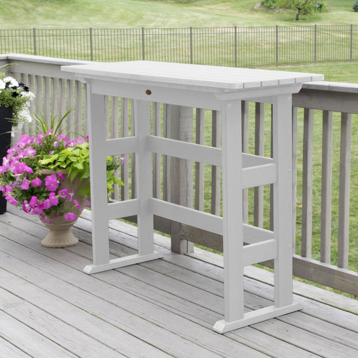 Refurbished Lehigh Bar Height Balcony Table Balcony Table Highwood USA