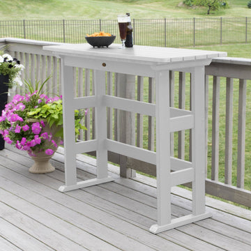 Refurbished Lehigh Bar Height Balcony Table Balcony Table Highwood USA