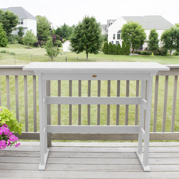 Refurbished Lehigh Bar Height Balcony Table Balcony Table Highwood USA