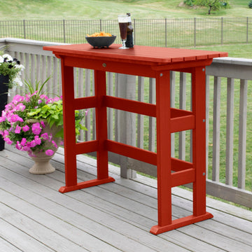 Refurbished Lehigh Bar Height Balcony Table Balcony Table Highwood USA