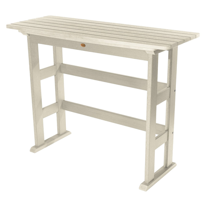 Refurbished Lehigh Bar Height Balcony Table Balcony Table Highwood USA Whitewash