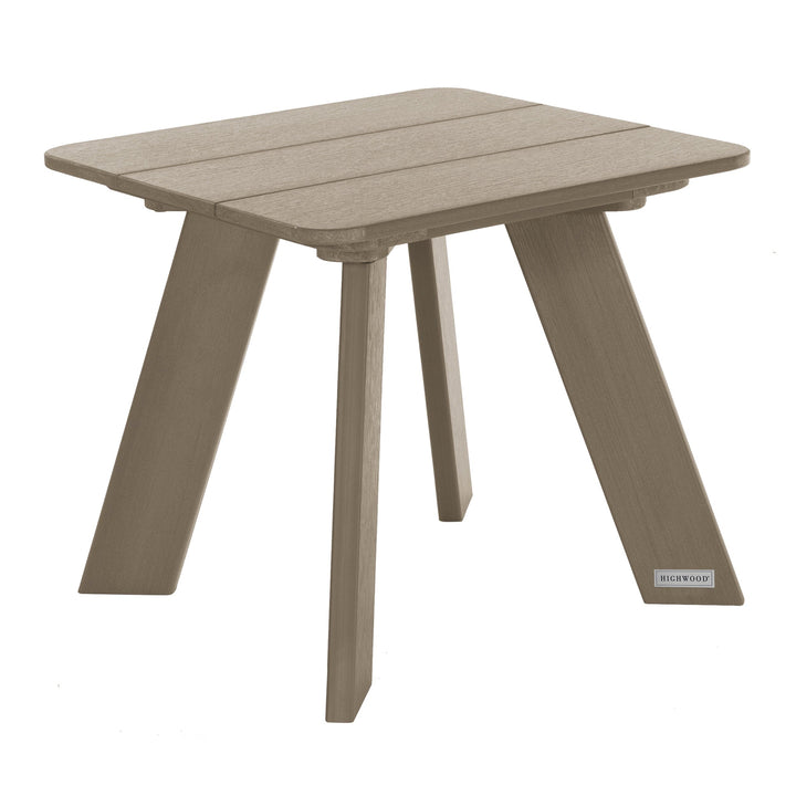 Italica Modern Side Table Table Highwood USA Woodland Brown