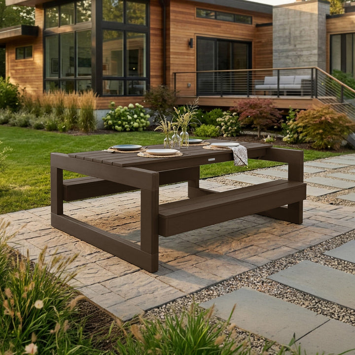 Monroe Modern Picnic Table Table Highwood USA
