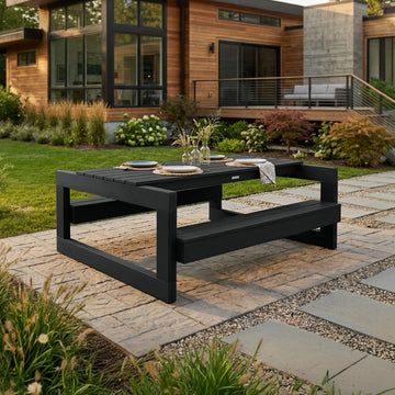 Monroe Modern Picnic Table Table Highwood USA