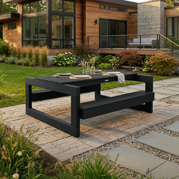 Monroe Modern Picnic Table Table Highwood USA
