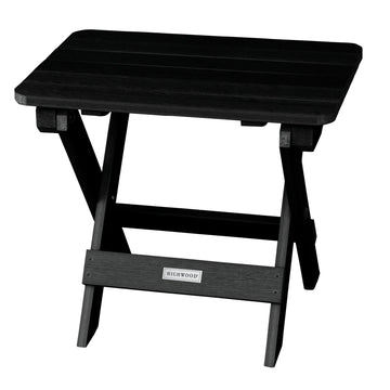 Highwood Folding Adirondack Side Table Table Highwood USA Black