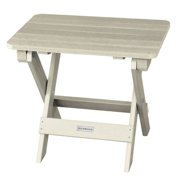 Highwood Folding Adirondack Side Table Table Highwood USA Whitewash