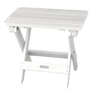Highwood Folding Adirondack Side Table Table Highwood USA White
