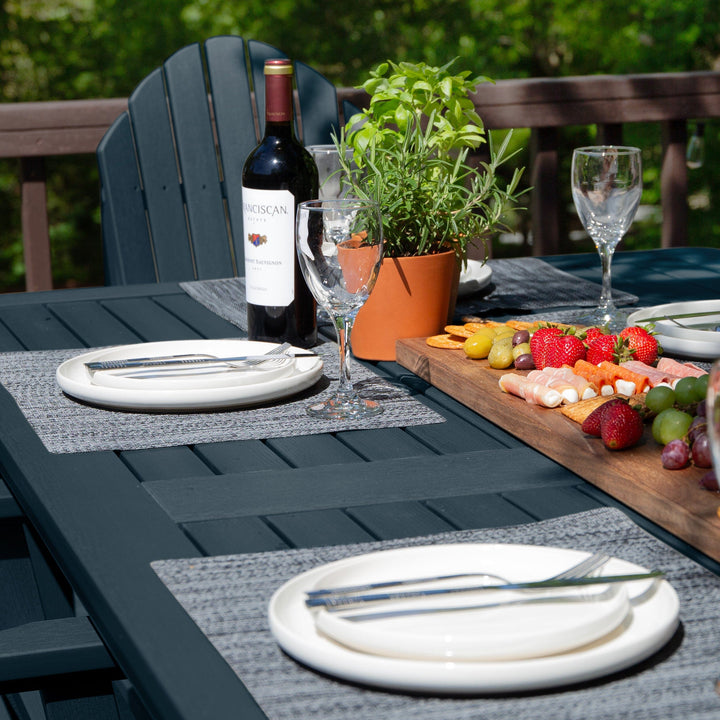 Hamilton 7pc Outdoor Dining Set 42in x 84in - Dining Height Dining Highwood USA