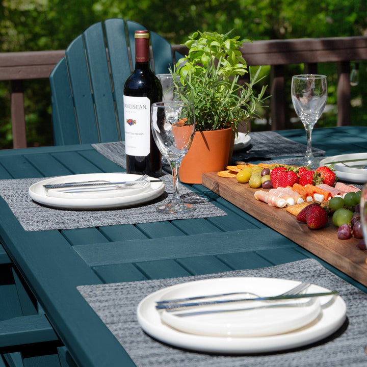 Hamilton 7pc Outdoor Dining Set 42in x 84in - Dining Height Dining Highwood USA