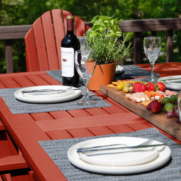 Hamilton 7pc Outdoor Dining Set 42in x 72in - Dining Height Dining Highwood USA
