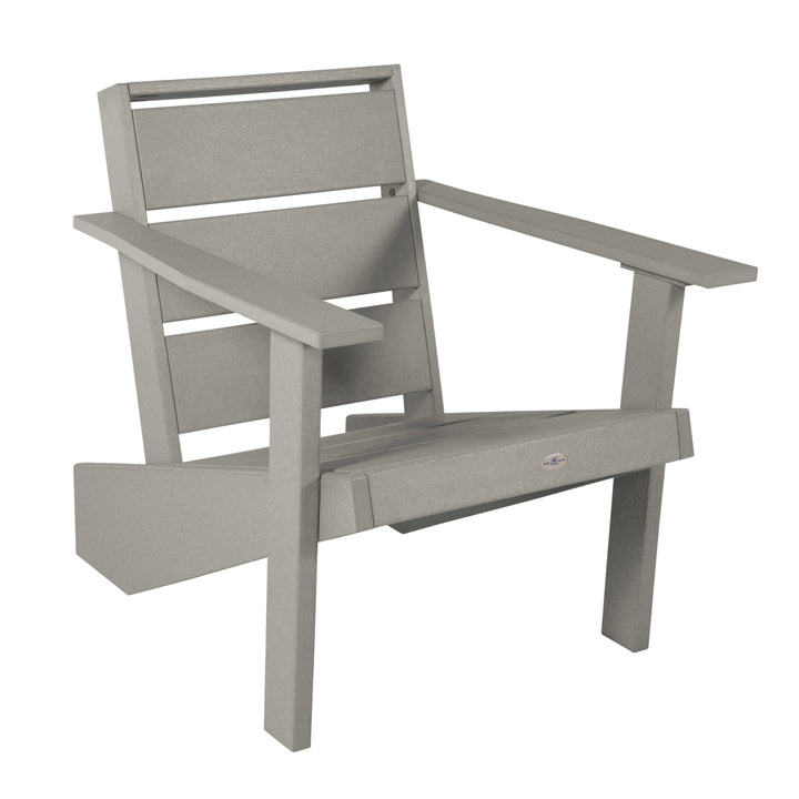 Haven Modern Adirondack Chair Chair Bahia Verde Outdoors Cove Gray