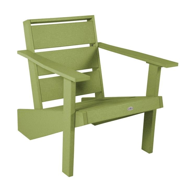 Haven Modern Adirondack Chair Chair Bahia Verde Outdoors Palm Green