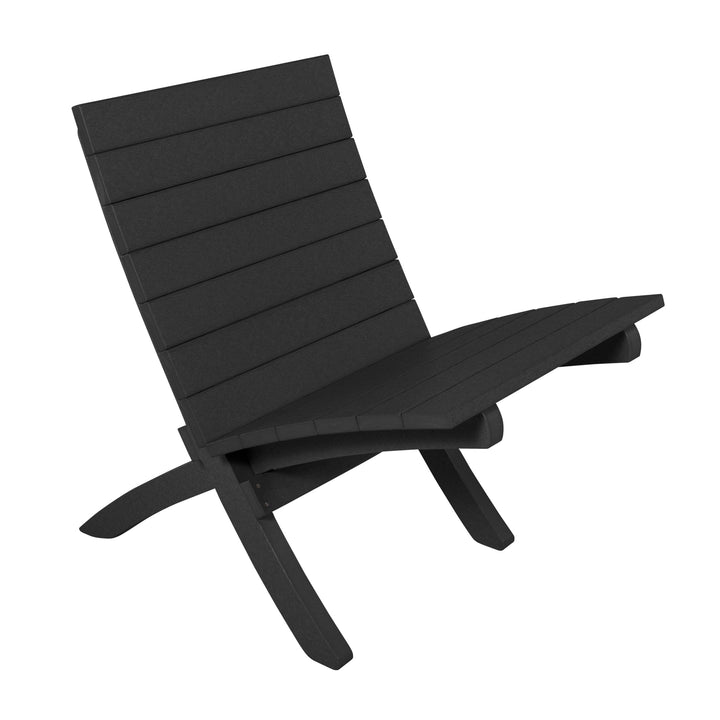 Haven Modern Side Chair Chair Bahia Verde Outdoors Black Sand