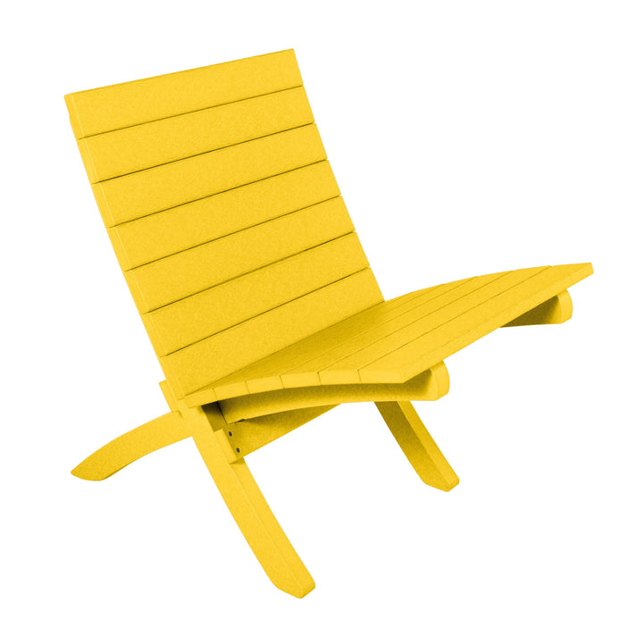 Haven Modern Side Chair Chair Bahia Verde Outdoors Sunbeam Yellow