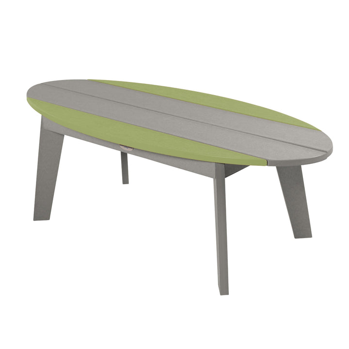 Shoreline Coffee Table Table Bahia Verde Outdoors Palm Green Cove Gray