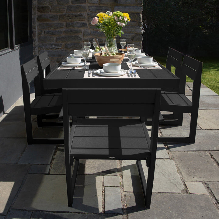 Haven Modern 7 Piece Dining Set Dining Bahia Verde Outdoors